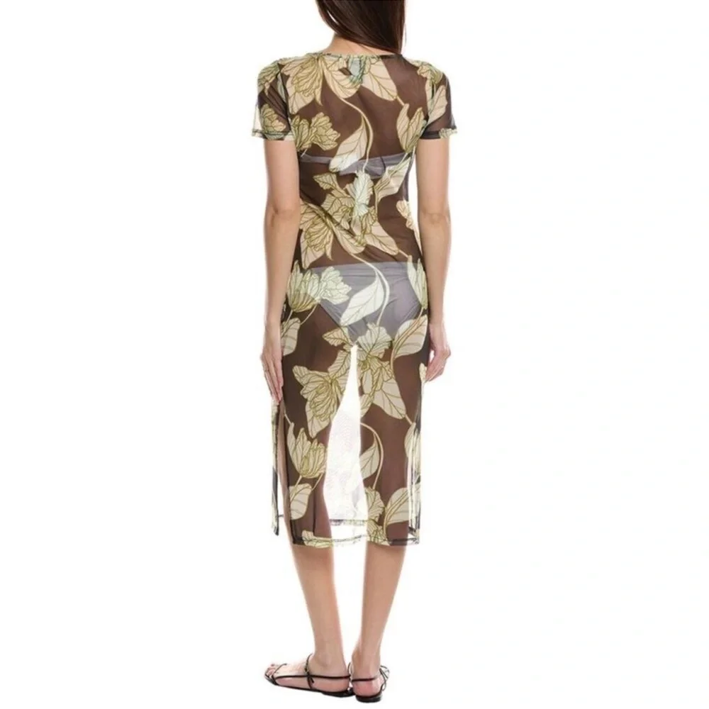 Hutch Boden Floral Mesh Cover Up Size Medium NEW
